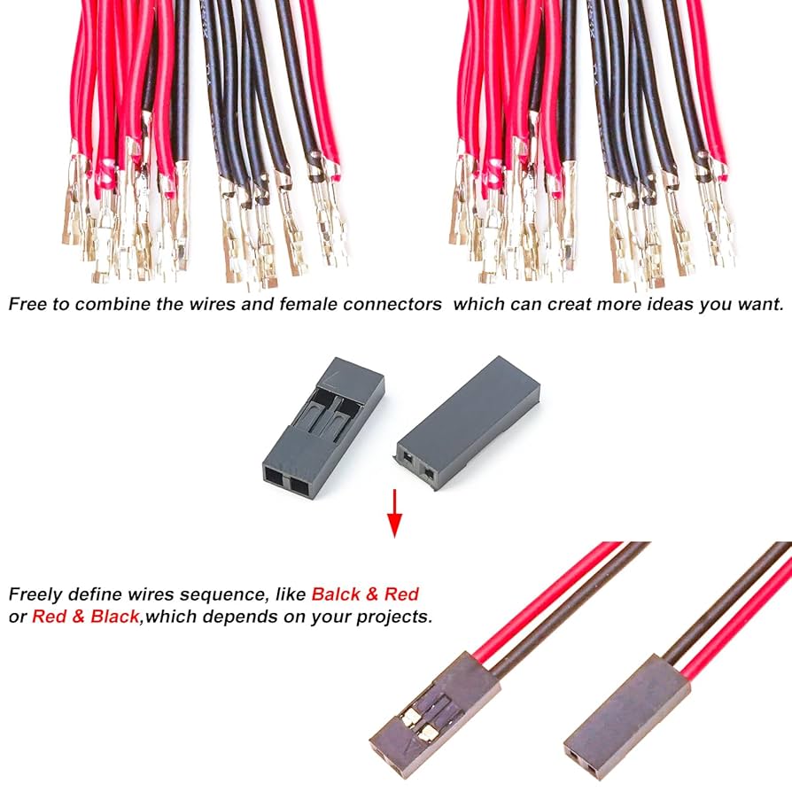 do　ピンク36 Amazon.com: Kidisoii Dupont 2.54mm Wire Female to Female